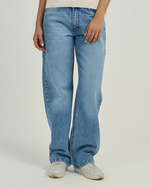 Women's High-Rise Wide-Leg Relaxed Jeans Blue