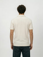 Button Down Off White Polo T-Shirt