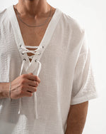 White Ribbon Shirt
