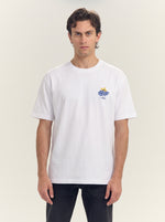 Men's Oversized Blueberry Graphic Tee Off White